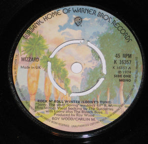 Wizzard (2) : Rock N' Roll Winter (7", Single, Kno)