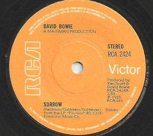 David Bowie : Sorrow (7