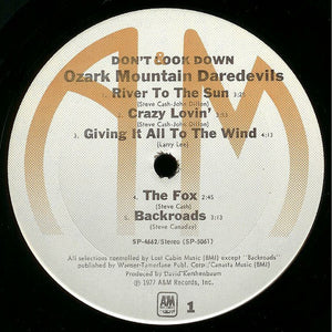 The Ozark Mountain Daredevils : Don't Look Down (LP, Album)