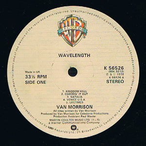 Van Morrison : Wavelength (LP, Album)