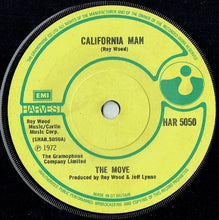 Load image into Gallery viewer, The Move : California Man (7&quot;, Single, Sol)
