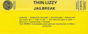 Thin Lizzy : Jailbreak (Cass, Album)