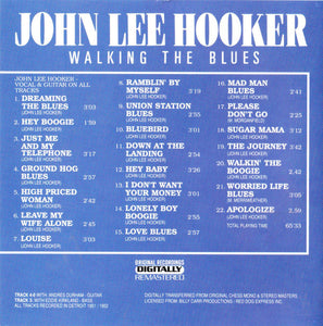 John Lee Hooker : Walking The Blues (CD, Comp, RM)