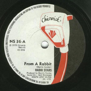 Radio Stars : From A Rabbit  (7", Single)