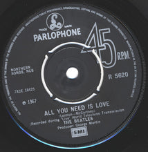 Load image into Gallery viewer, The Beatles : All You Need Is Love (7&quot;, Single, RE, Pus)
