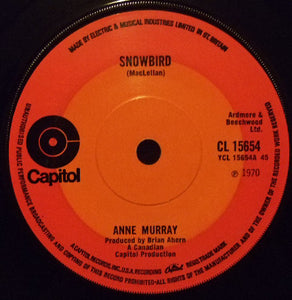 Anne Murray : Snowbird (7", Single)