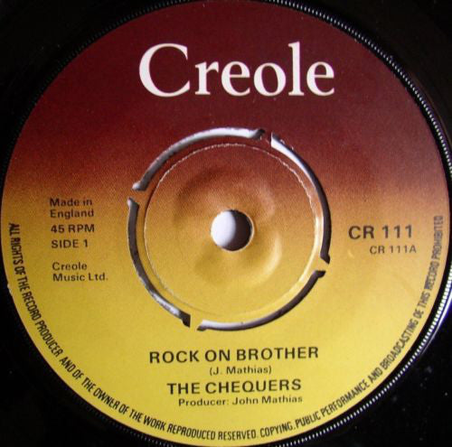 The Chequers : Rock On Brother (7