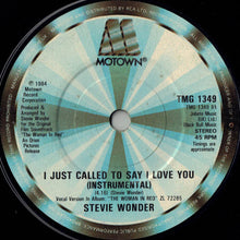 Load image into Gallery viewer, Stevie Wonder : I Just Called To Say I Love You (7&quot;, Single, Com)
