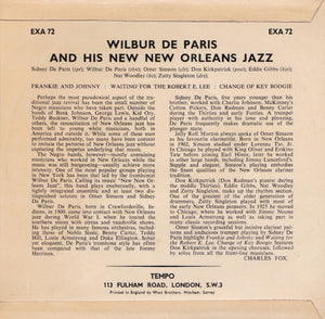 Wilbur De Paris And His New New Orleans Jazz : Wilbur De Paris "New" New Orleans Jazz - Vol 1 (7", EP)