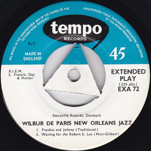 Wilbur De Paris And His New New Orleans Jazz : Wilbur De Paris "New" New Orleans Jazz - Vol 1 (7", EP)