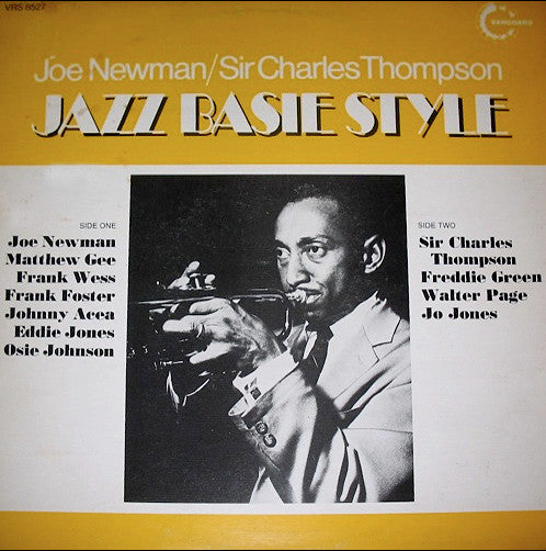 Joe Newman / Sir Charles Thompson : Jazz Basie Style (LP, Mono)