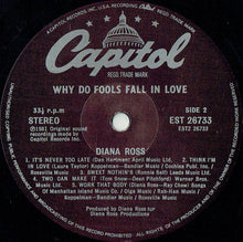 Load image into Gallery viewer, Diana Ross : Why Do Fools Fall In Love (LP, Album)
