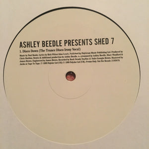 Ashley Beedle Presents Shed Seven : Disco Down (12", S/Sided, Promo)