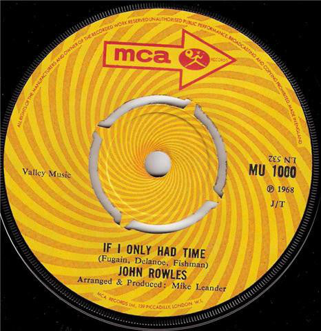 John Rowles : If I Only Had Time (7