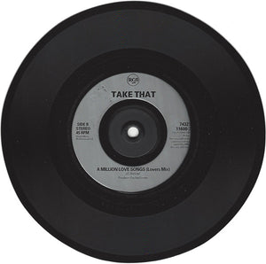 Take That : A Million Love Songs (7", Single, Ltd)