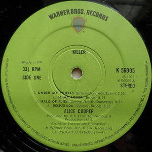 Alice Cooper : Killer (LP, Album, RE)