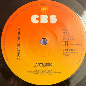 Adam And The Ants : Antmusic (7", Single, Sol)