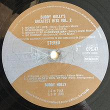 Load image into Gallery viewer, Buddy Holly : Buddy Holly&#39;s Greatest Hits Volume Two (LP, Comp, RE)
