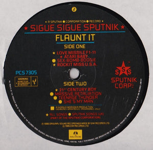 Sigue Sigue Sputnik : Flaunt It  (LP, Album, DMM)