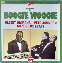 Load image into Gallery viewer, Albert Ammons - Pete Johnson, Meade &quot;Lux&quot; Lewis : Genius Of Boogie Woogie (Vol. 2) (LP, Comp)
