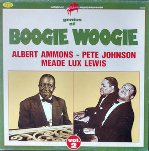 Albert Ammons - Pete Johnson, Meade "Lux" Lewis : Genius Of Boogie Woogie (Vol. 2) (LP, Comp)