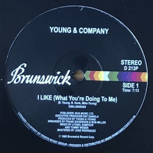 Young & Company : I Like (What You're Doing To Me) (12", RSD, RE)