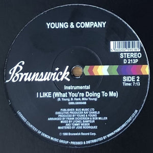Young & Company : I Like (What You're Doing To Me) (12", RSD, RE)