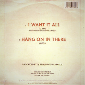 Queen : I Want It All (7", Single, Lar)