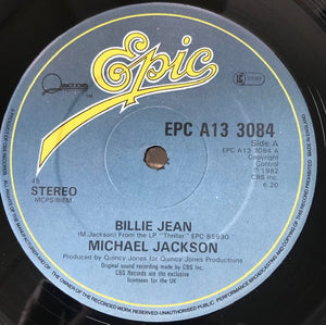 Michael Jackson : Billie Jean (Extended Re-mix) (12", Single)