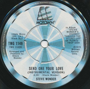 Stevie Wonder : Send One Your Love (7", Single)