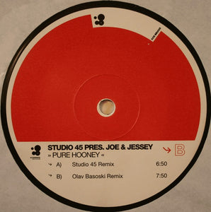 Studio 45 Pres. Joe & Jessey : Pure Hooney (12")