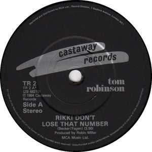 Tom Robinson : Rikki Don't Lose That Number (7", Single)