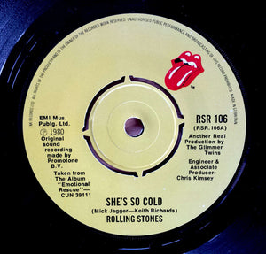 The Rolling Stones : She's So Cold (7", Single)