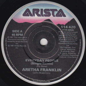 Aretha Franklin : Everyday People (7", Single)