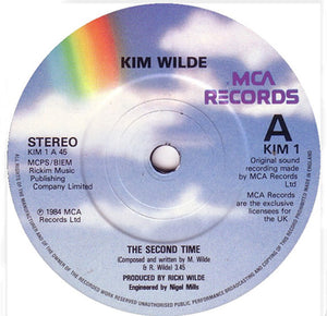 Kim Wilde : The Second Time (7", Single)