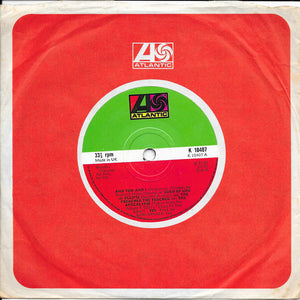 Yes : And You And I (7", Single, Sol)