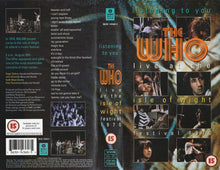 Load image into Gallery viewer, The Who : Listening To You (Live At The Isle Of Wight Festival 1970) (VHS, PAL)
