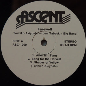 Toshiko Akiyoshi-Lew Tabackin Big Band : Farewell (LP, Album)