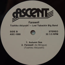 Load image into Gallery viewer, Toshiko Akiyoshi-Lew Tabackin Big Band : Farewell (LP, Album)
