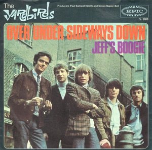 The Yardbirds : Over Under Sideways Down / Jeff's Boogie (7", Single, Mono)