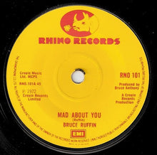 Load image into Gallery viewer, Bruce Ruffin : Mad About You (7&quot;, Single, Sol)
