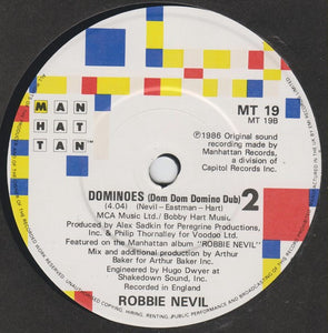 Robbie Nevil : Dominoes (7", Single)