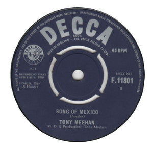 Tony Meehan : Song Of Mexico (7", Single)