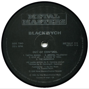 Blackwych : Out Of Control (LP, Album)