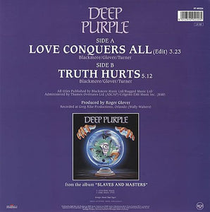 Deep Purple : Love Conquers All (7", Shape, Single, Ltd, Pic)