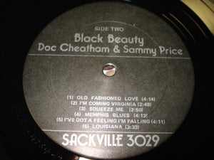 Doc Cheatham & Sammy Price : Black Beauty (LP)