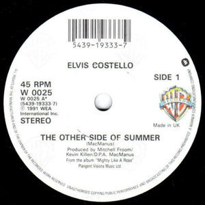 Elvis Costello : The Other Side Of Summer (7", Single)