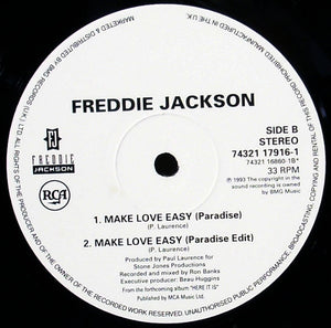 Freddie Jackson : Make Love Easy (12", Single)