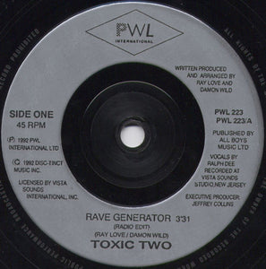 Toxic Two : Rave Generator (7", Single)