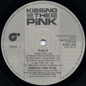 Kissing The Pink : Naked (LP, Album)